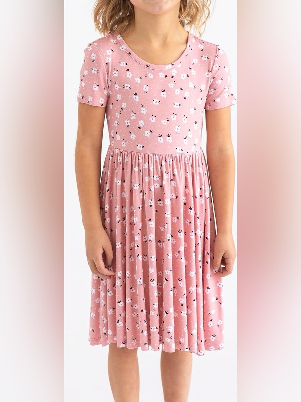 NWOT🌸Posh Peanut Twirl Dress 5T/6T Pink Floral